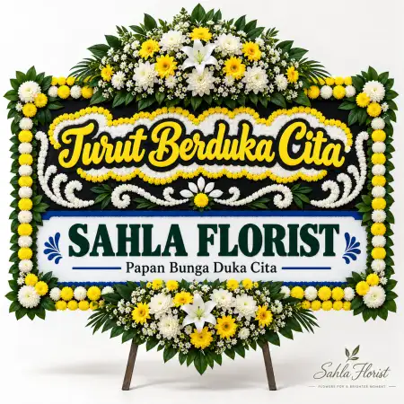 Papan Bunga Duka Kuningan Kota